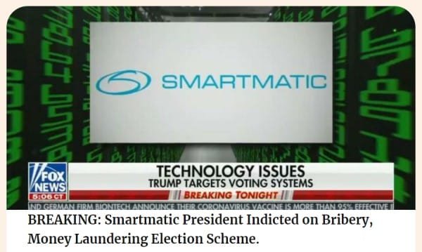 Smartmatic CEO Indicted